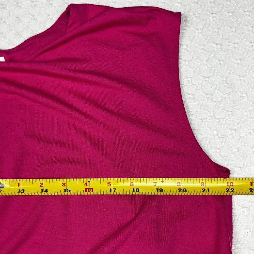 Trina Turk 5th Avenue Mini Dress Womens Large Colorblocked Blouson Pink Burgundy